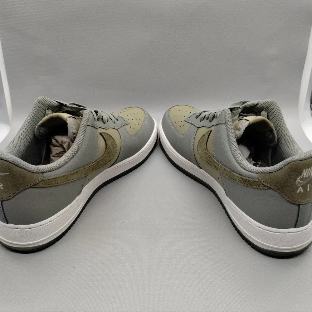 Nike Air Force 1 07 LV8 Dark Stucco Medium Olive Mens 11.5 Athletic Shoes Casual